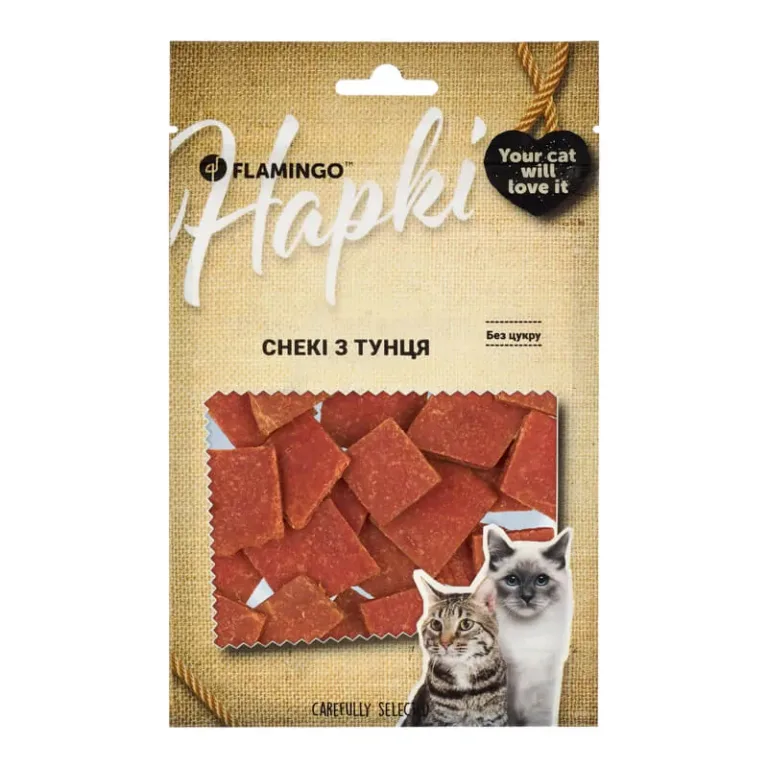 Ласощі Flamingo снеки з тунцем для котів, 50 г