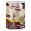 Вологий корм HowMeow для дорослих котів з куркою в соусі, 400 г