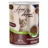 Вологий корм HowMeow для кошенят з ягням у соусі, 400 г