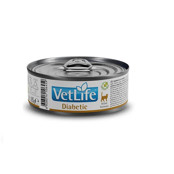 Вологий дієтичний корм Farmina Vet Life Diabetic для котів при цукровому діабеті, 85 г