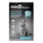 Краплі AnimAll VetLine ProSafe спот-он від бліх, кліщів і глистів для котів