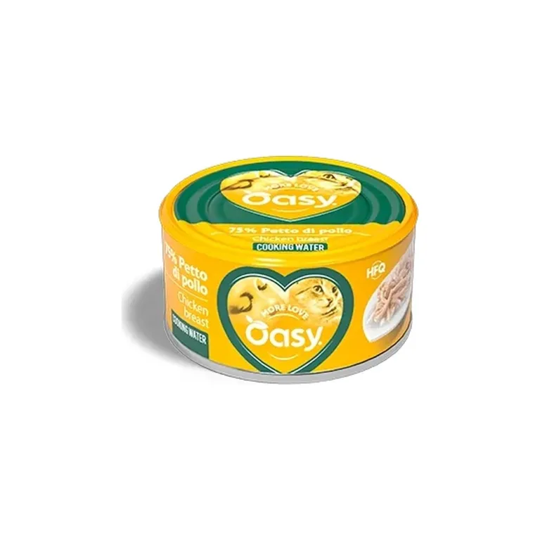 Вологий корм для котів OASY More Love з курячим філе, 70 г