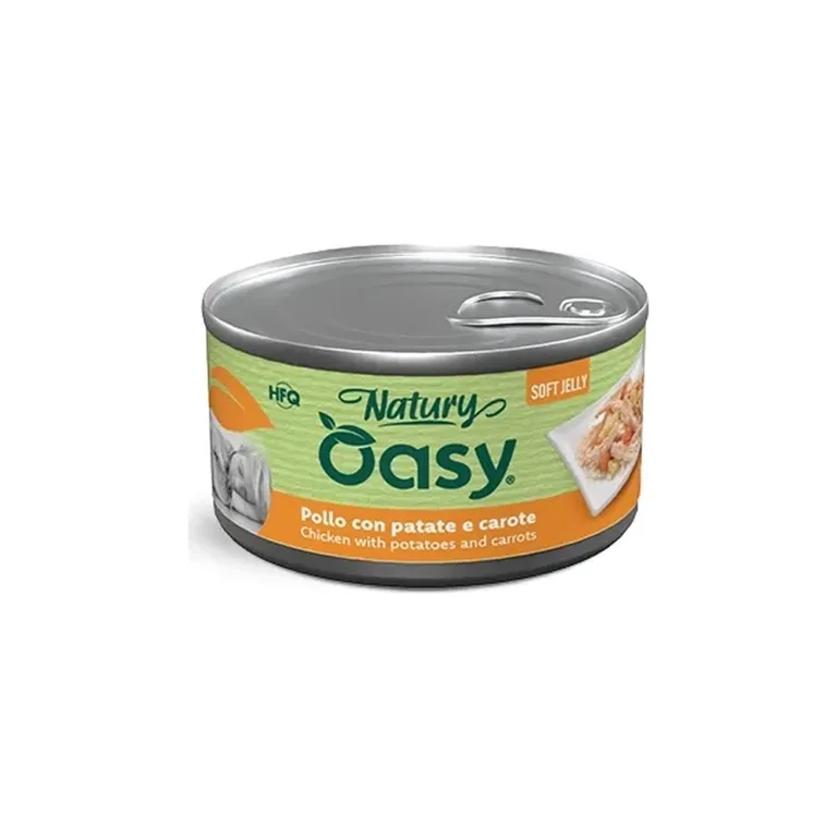 Вологий корм для собак OASY Natury Soft Jelly з куркою, картоплею та морквою, 150 г