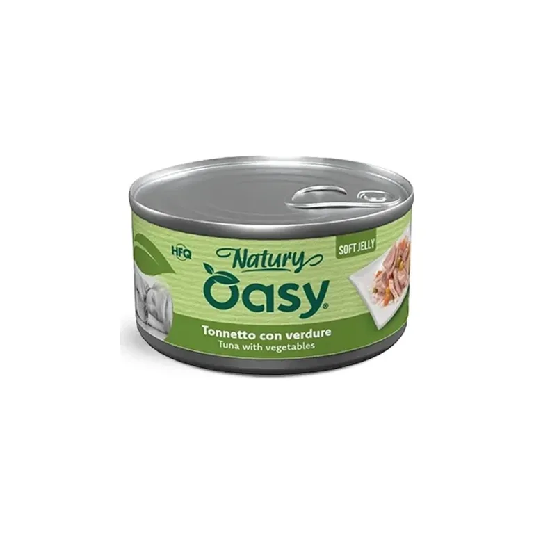 Вологий корм для собак OASY Natury Soft Jelly з тунцем та овочами, 150 г