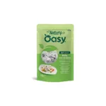 Вологий корм для котів OASY Natury Soft Jelly з куркою та овочами у желе, пауч 70 г