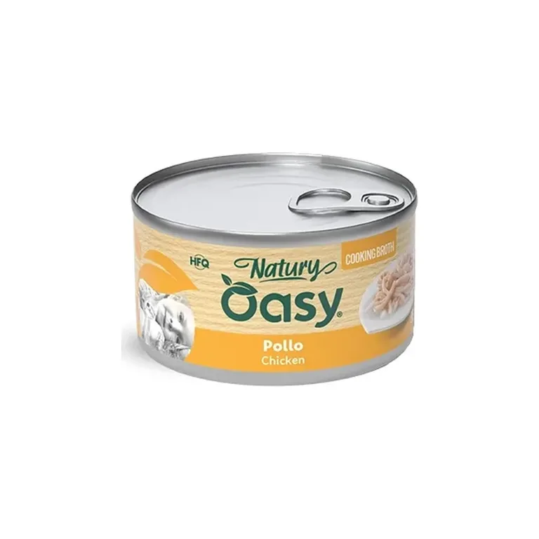 Вологий корм для котів OASY Natury Cooking Broth з курячим філе у бульйоні, 85 г