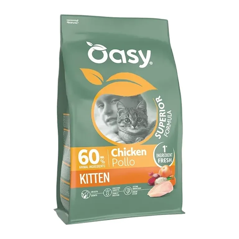 Сухий корм для кошенят OASY Superior Formula Kitten з куркою
