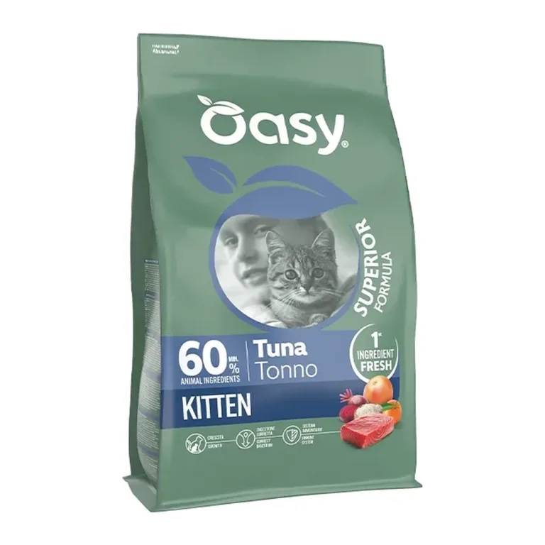 Сухий корм для кошенят OASY Superior Formula Kitten з тунцем