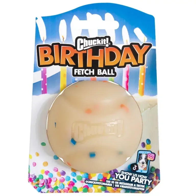 Іграшка Chuckit! Birthday Fetch Ball святковий м'яч для середніх собак