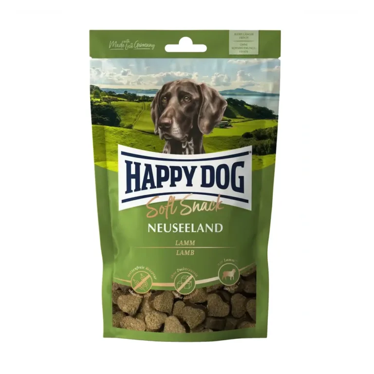 Ласощі Happy Dog Soft Snack Neuseeland з ягням і рисом для собак, 100 г