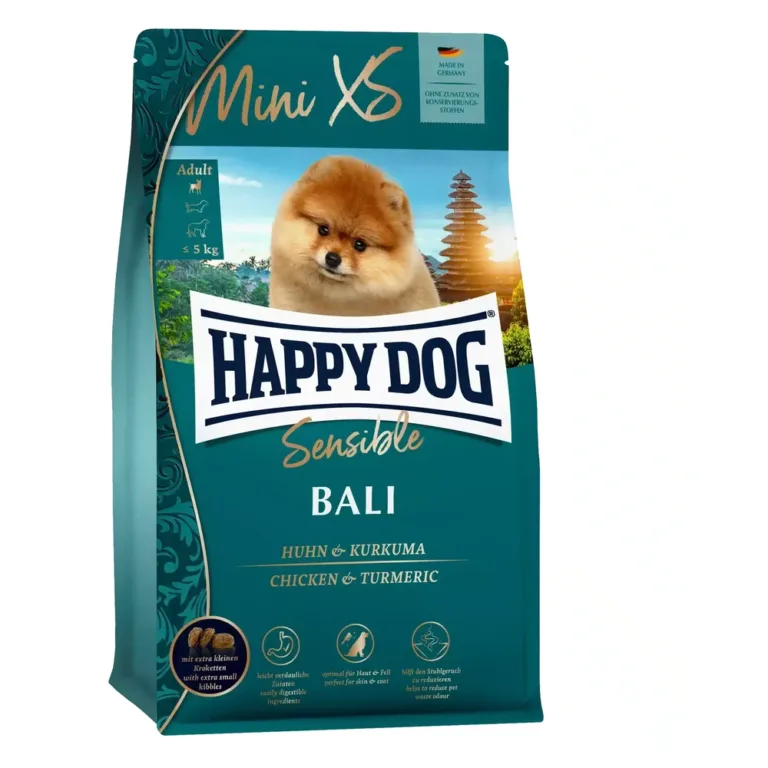 Сухий корм Happy Dog Sensible Mini XS Bali для собак з куркою і куркумою