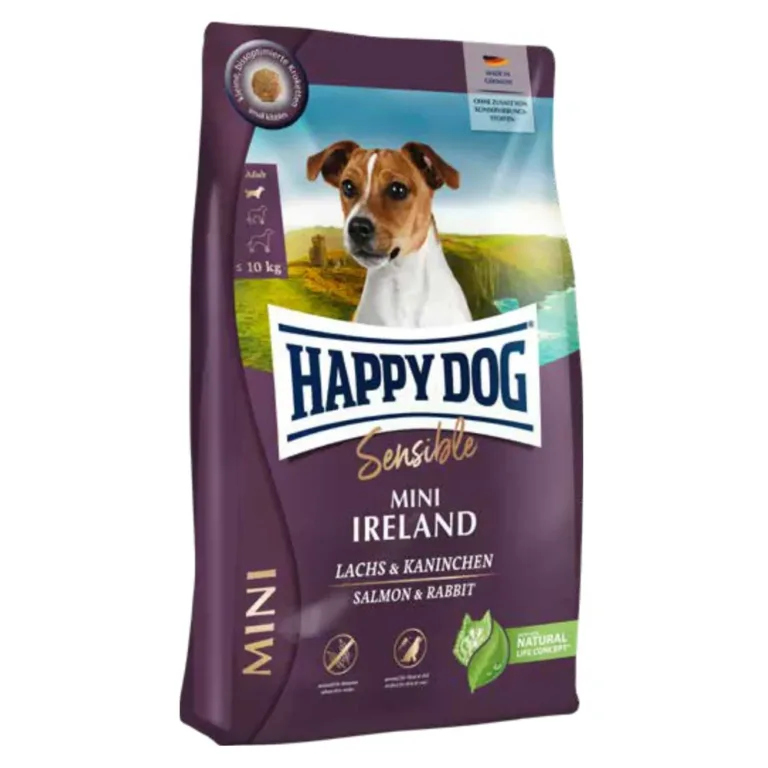 Сухий корм для собак малих порід Happy Dog Mini Ireland з кроликом і лососем