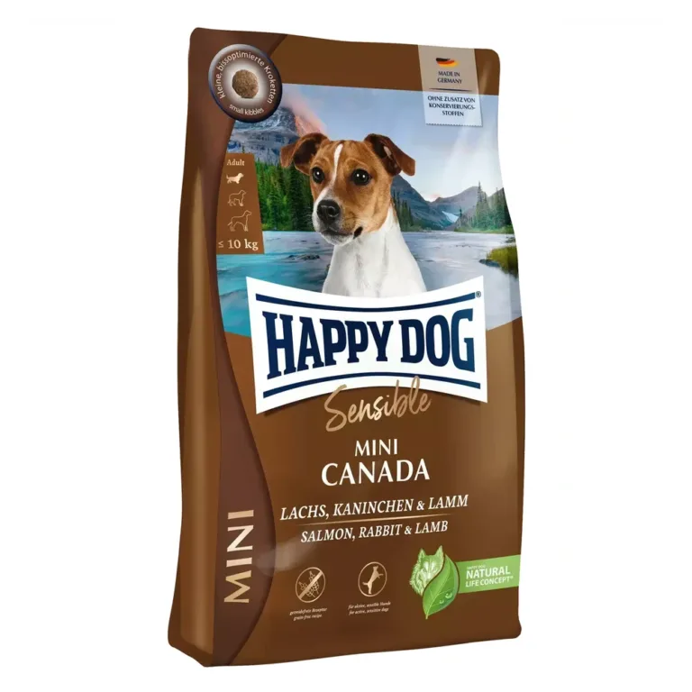 Сухий корм Happy Dog Sensible Mini Canada з лососем, кроликом і ягням для собак
