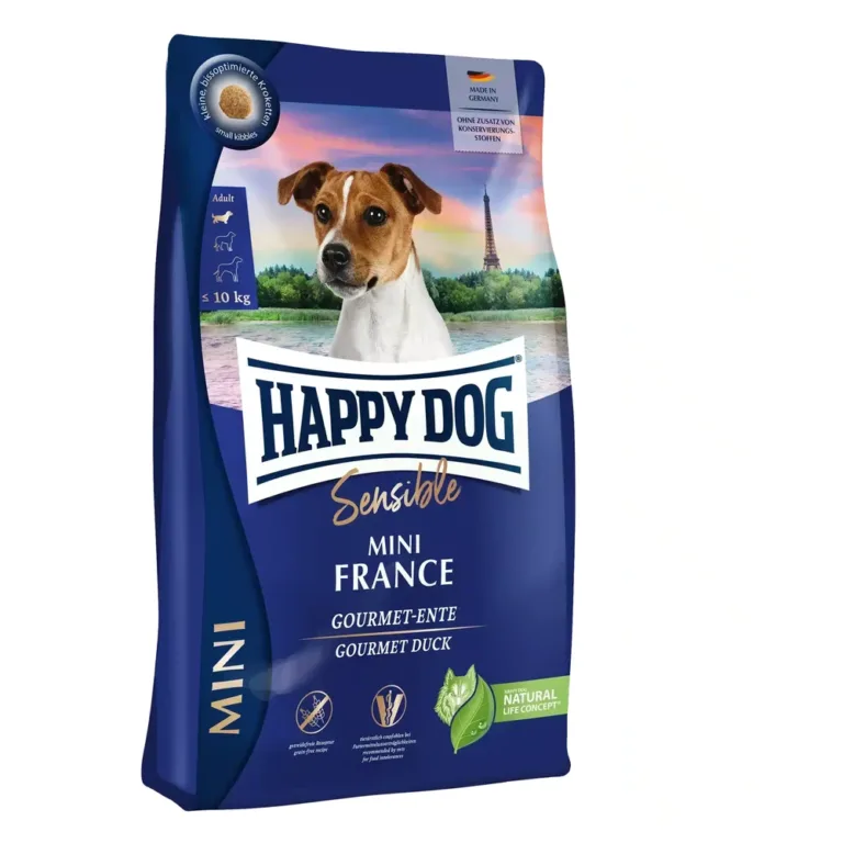 Сухий корм Happy Dog Sensible Mini France для собак малих порід з качкою