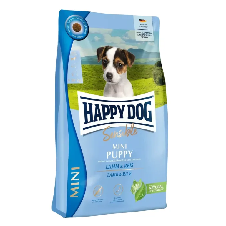 Сухий корм Happy Dog Sensible Mini Puppy для цуценят малих порід з бараниною і рисом
