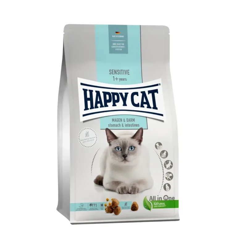Сухий корм Happy Cat Sensitive Magen & Darm з качкою для котів, 4 кг
