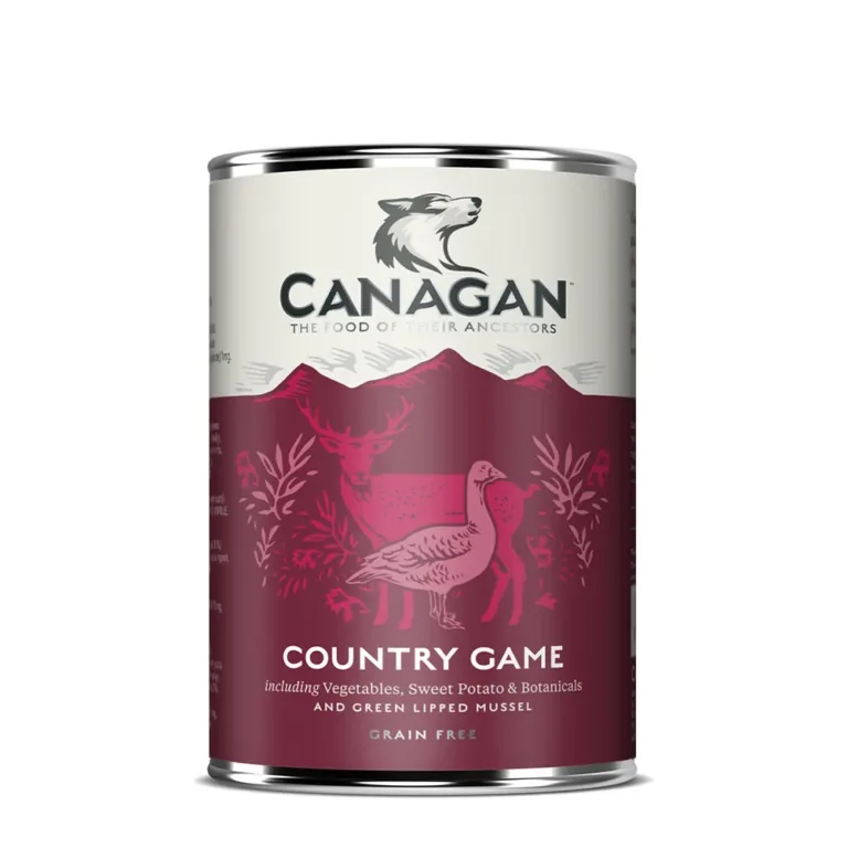 Вологий беззерновий корм для собак Canagan Country Game з олениною, качкою та гусаком, 400 г