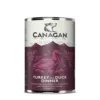Вологий беззерновий корм для собак Canagan Turkey & Duck Dinner з індичкою та качкою, 400 г