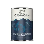 Вологий беззерновий корм для собак Canagan Salmon & Herring Supper з лососем та оселедцем, 400 г