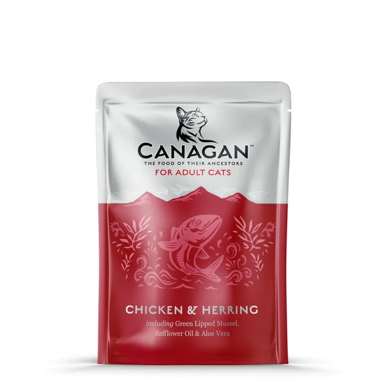 Вологий беззерновий корм для котів Canagan Chicken & Herring з куркою та оселедцем, 85 г