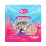 Кремові ласощі для котів Moochie Fairy Puree з тунцем, козячим молоком і полуницею 25х15 г