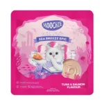 Кремові ласощі для котів Moochie Fairy Puree з тунцем і лососем 25х15 г