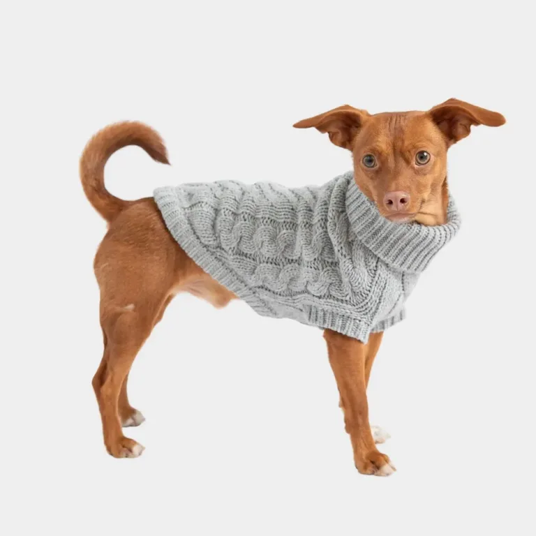 Светр для собак GF PET Chalet, сірий меланж