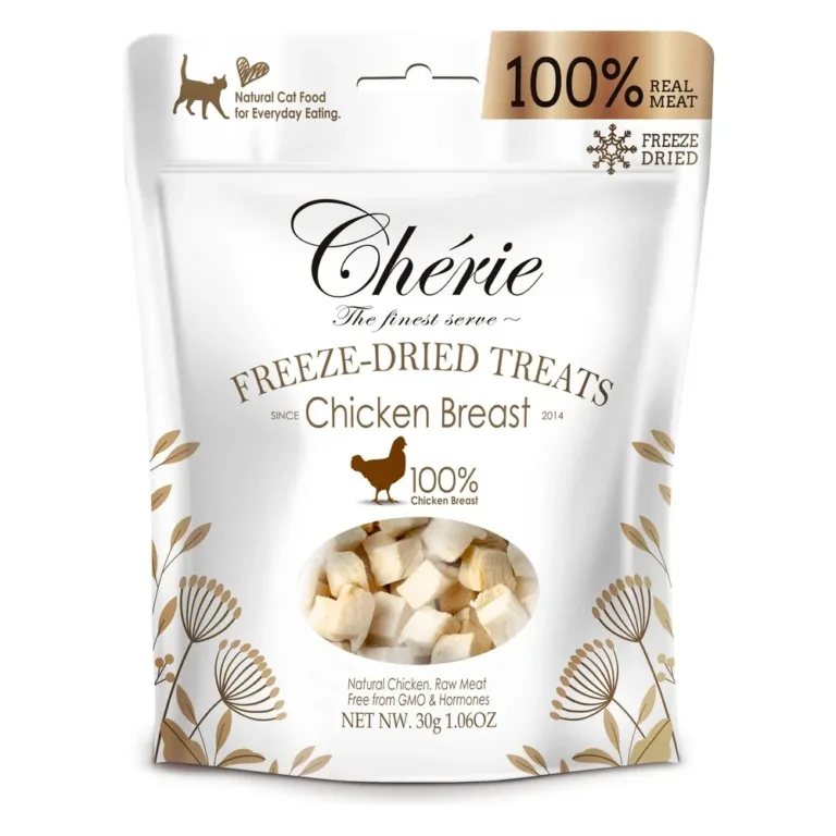 Сублімовані ласощі для собак Cherie Freeze Dried з курячою грудкою, 40 г