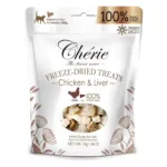 Ласощі для собак Cherie Freeze Dried Chicken & Liver з курки та печінки, сублімовані, 40 г