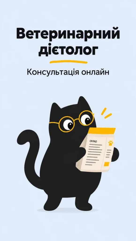 Ветеринарний дієтолог: консультація онлайн