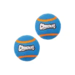 Іграшка Chuckit! Squeaker Tennis Ball тенісний м'яч з пискавкою для середніх собак, 2 шт
