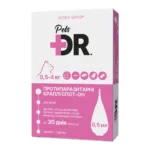 Краплі на холку Dr.Pets Спот-Он від бліх, кліщів і глистів для котів