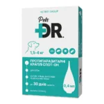 Краплі на холку Dr.Pets Спот-Он від бліх і кліщів для собак