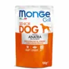 Вологий корм для літніх собак Monge Dog Grill Senior з качкою, 100 г