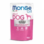 Вологий корм для собак Monge Dog Grill зі свининою
