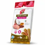Дентальні ласощі Farmina N&D Quinoa для шкіри та шерсті собак малих порід з перепілкою, кокосом і куркумою, 60 г (7 шт.)