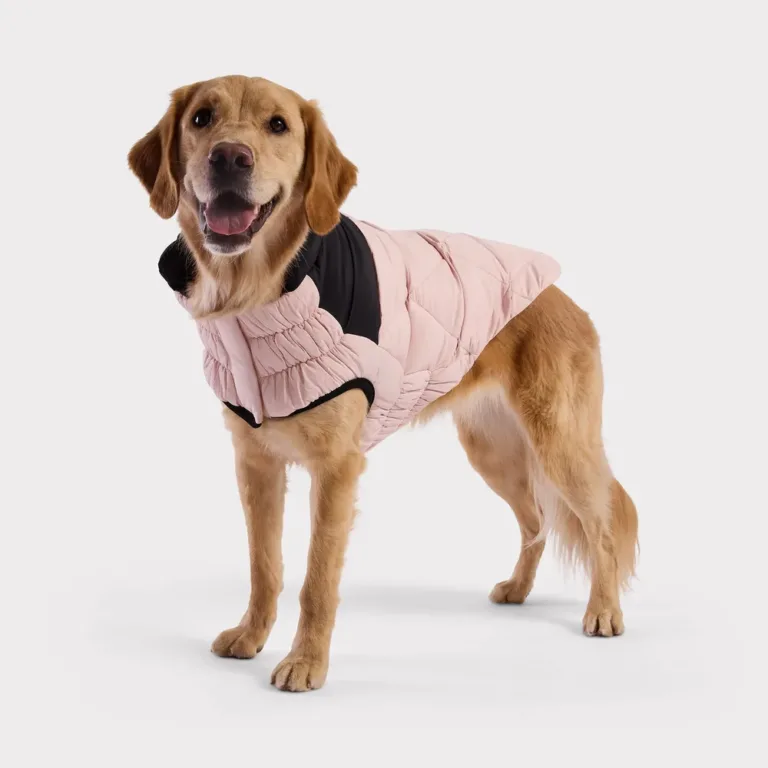 Пуховик для собак GF PET Diamond, рожевий