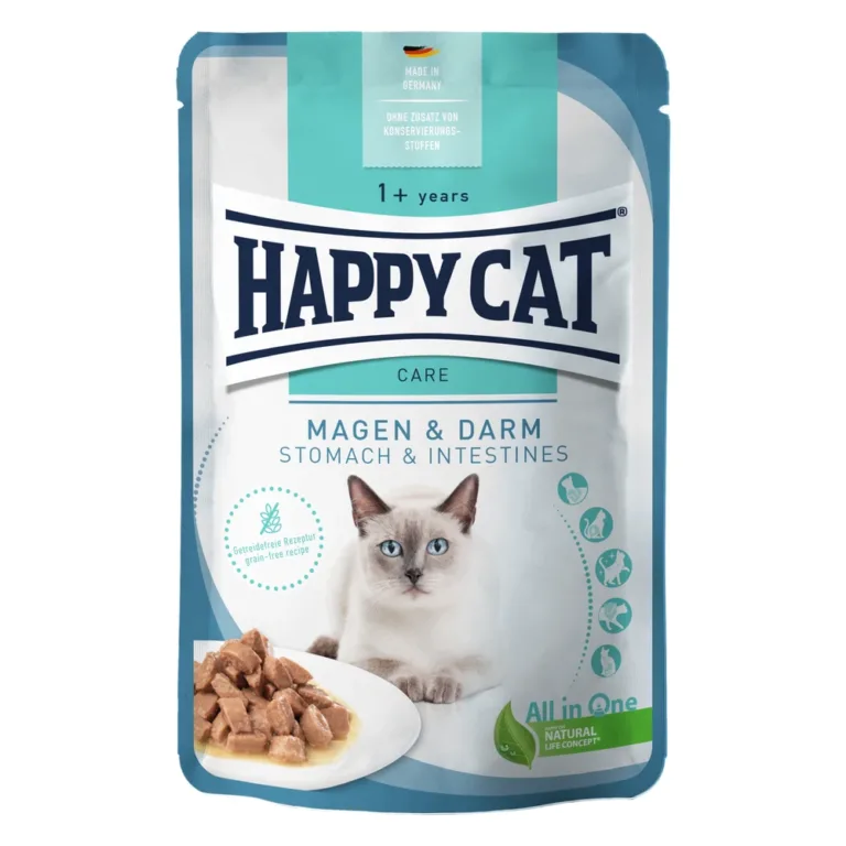 Вологий корм Happy Cat Care для котів з чутливим травленням з птицею в соусі, 85 г