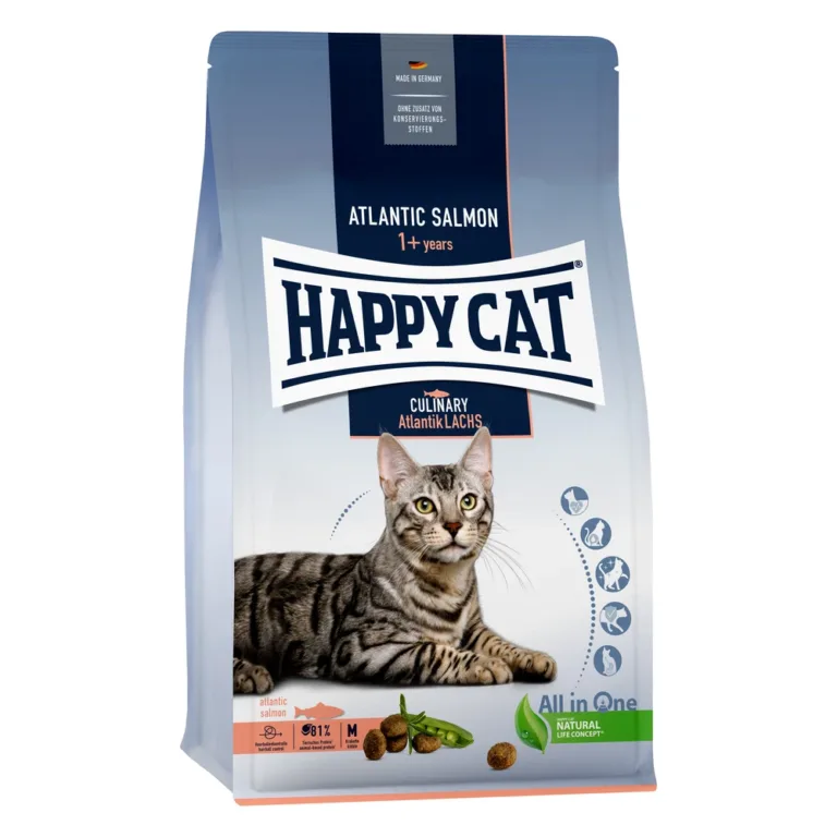 Сухий корм Happy Cat Culinary Atlantik для дорослих котів з лососем