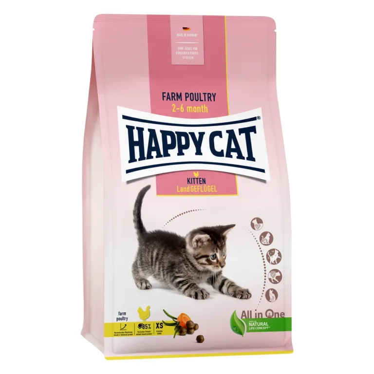 Сухий корм Happy Cat Kitten для кошенят з птицею