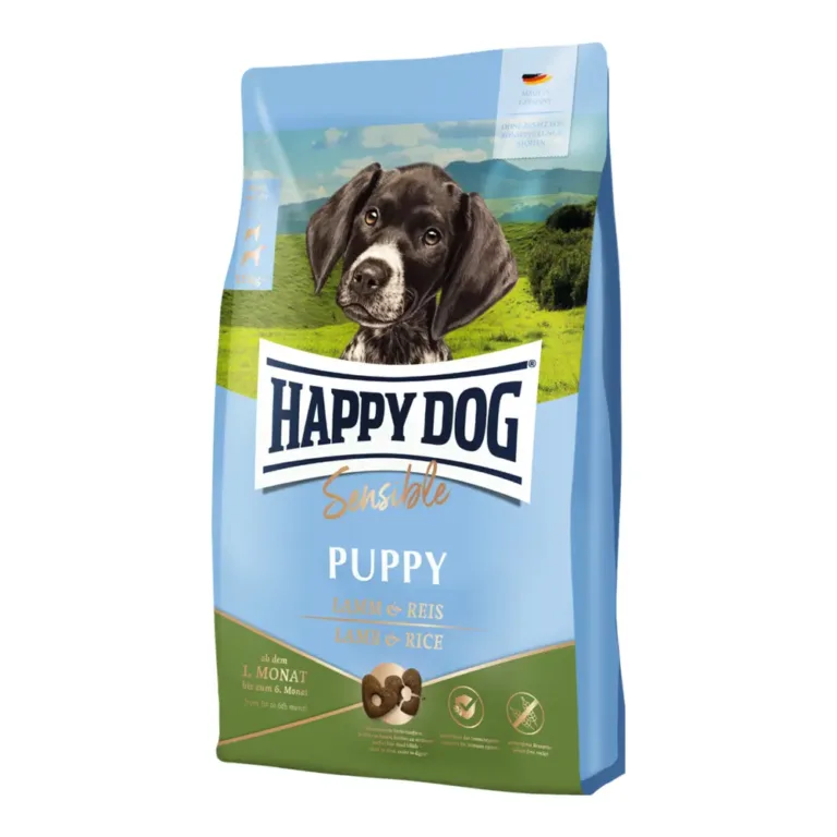 Сухий корм для цуценят Happy Dog Sensible Puppy з ягням і рисом