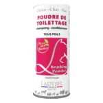Сухий шампунь Ladybel Brushing Powder для собак та котів, 120 г