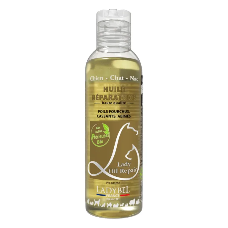 Олія Ladybel Lady Oil Repair відновлювальна з органічними оліями для шерсті собак та котів, 200 мл