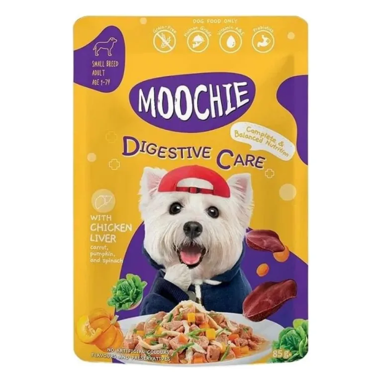 Вологий корм для собак Moochie Homestyle з курячою печінкою та гарбузом 120 г