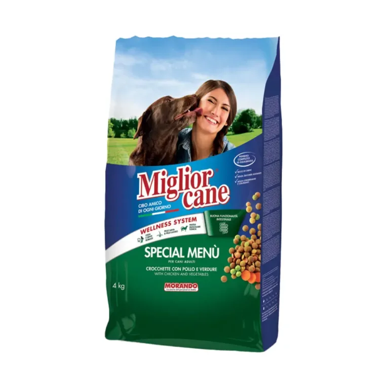 Сухий корм Migliorcane для собак з куркою, злаками та овочами
