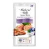 Крем-снек для котів зі смаком тунця, лосося та чорниці Natural Kitty Creamy Treats Tuna with Salmon & Blueberry, 4х12 г