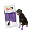 Гумові шкарпетки PAWZ для собак, фіолетові, розмір L (7,6–10,1 см), 12 шт