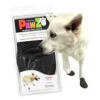 Гумові шкарпетки PAWZ для собак, чорні, розмір M (6,3–7,6 см), 12 шт