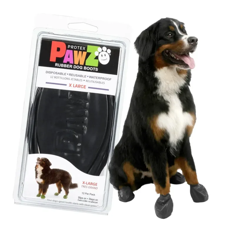 Гумові шкарпетки PAWZ для собак, чорні, розмір XL (10,1–12,7 см), 12 шт