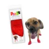 Гумові шкарпетки PAWZ для собак, червоні, розмір S (5,1–6,3 см), 12 шт
